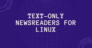 Leitores De Notícias Da Usenet Apenas Texto Para Linux