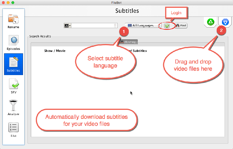 Filebot Download Subtitles